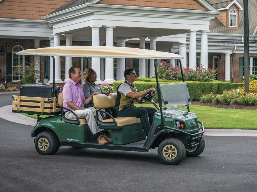 2025 Cushman Shuttle 4 EFI Gas Bright White image