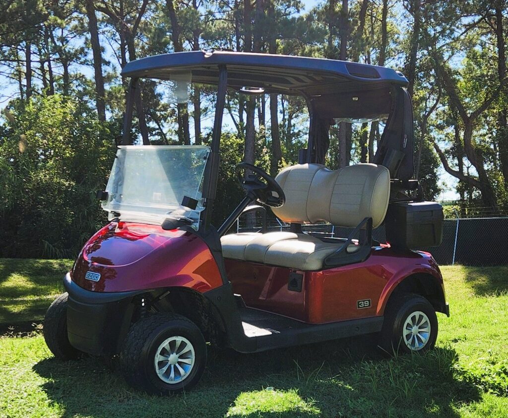 2022 E-Z-GO RXV ELiTE Flame Red image