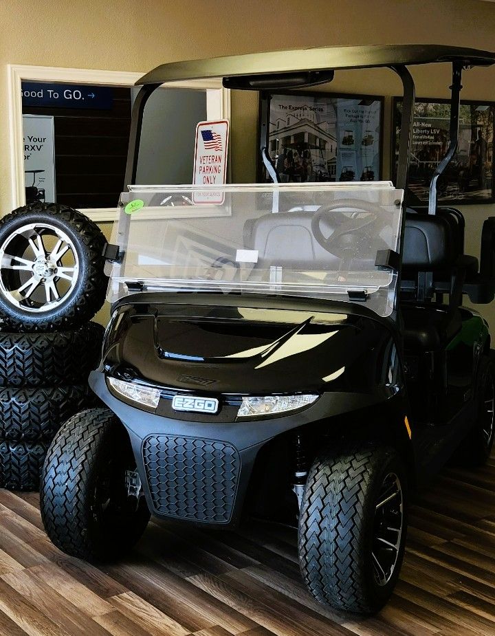 2026 E-Z-GO RXV 4 Touring S ELiTE Lithium Black image