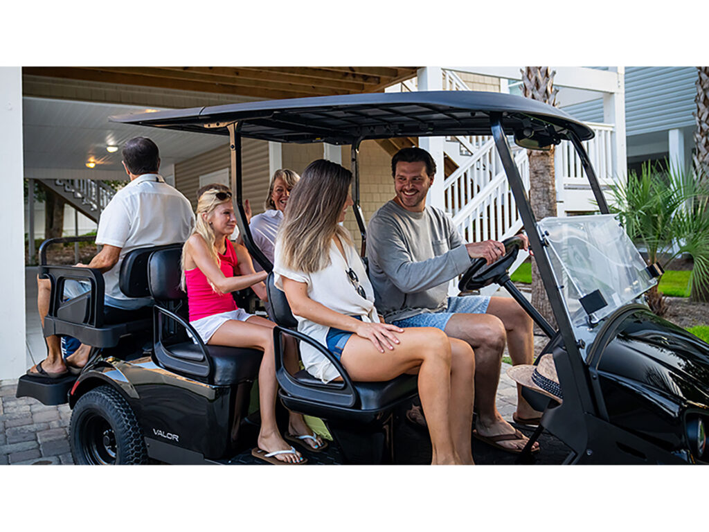 2025 E-Z-GO Valor 6  Black image